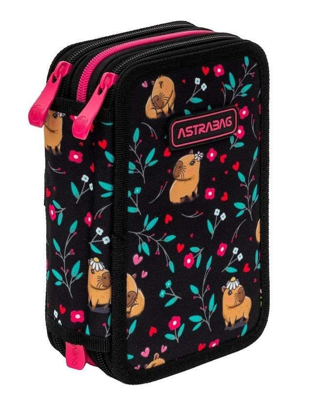 Piórnik JUMBO z wyposażeniem ASTRABAG Flower Capy AC31 503026019